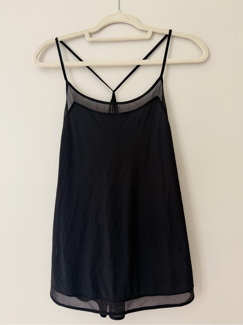 lululemon athletica Black Strappy Tank Top